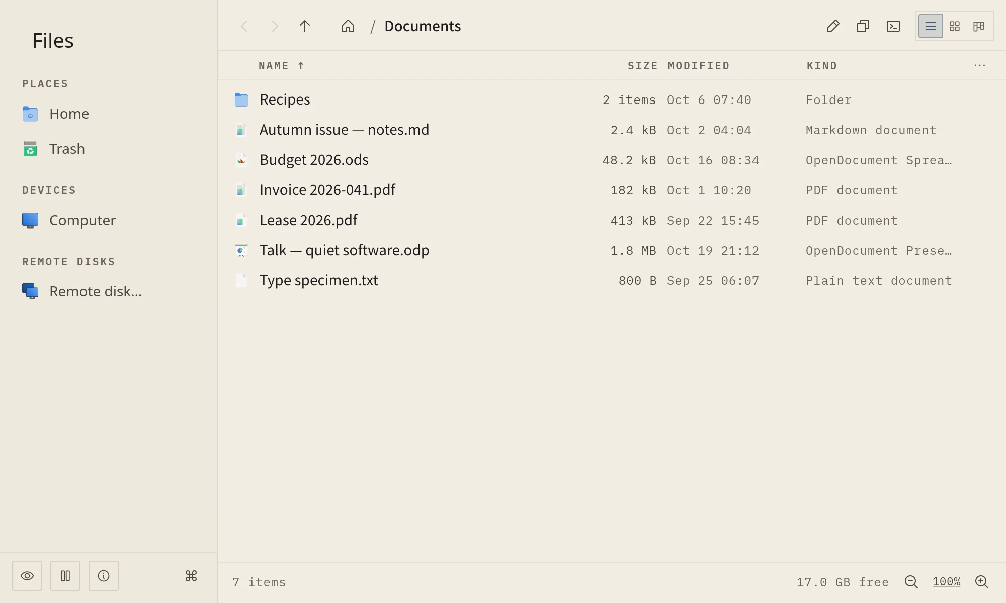 Files