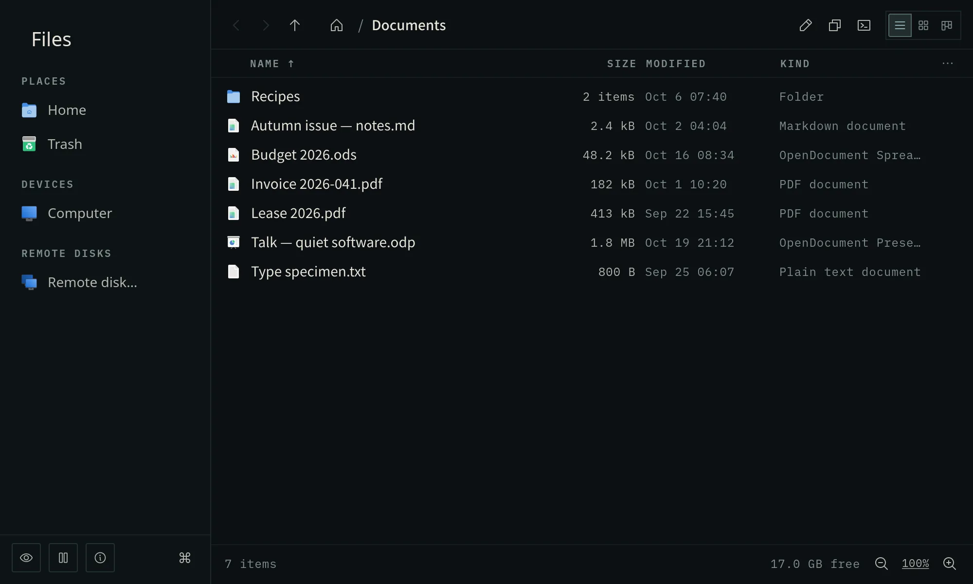 Files